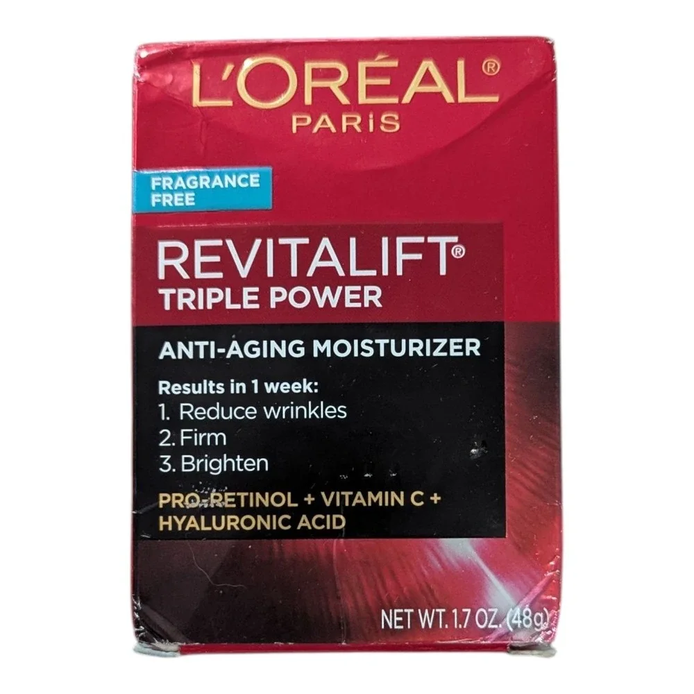 BBB. L'Oreal Revitalift Triple Power Anti-Aging Cream 1.7oz Fragrance Free